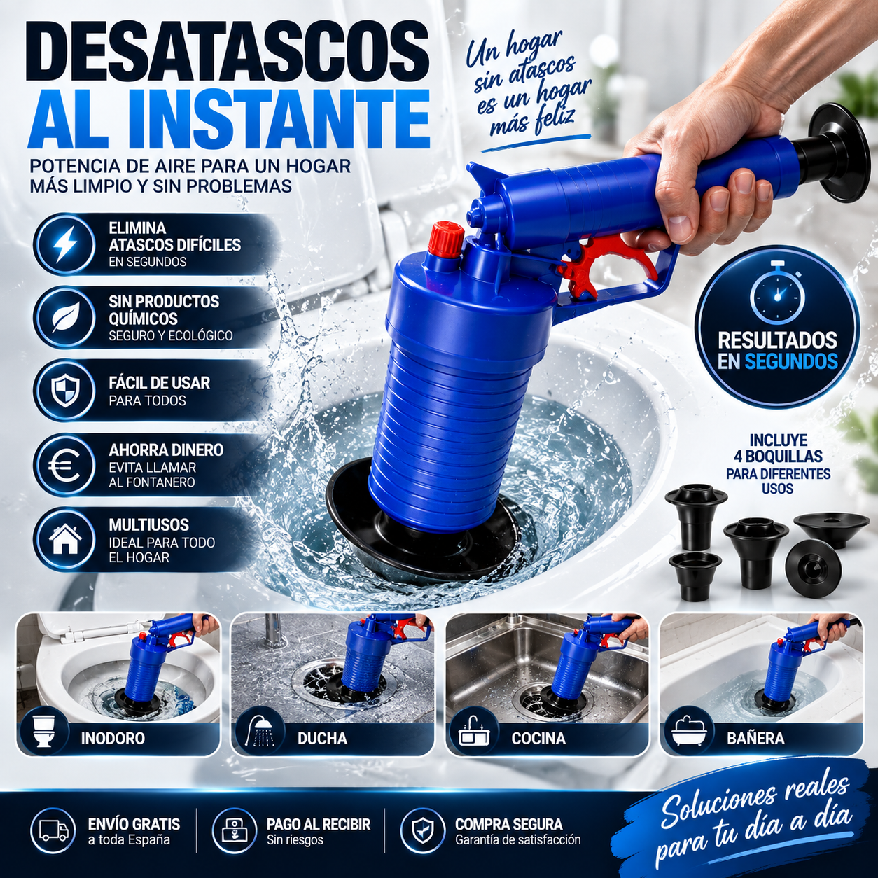 CLEARFLOW™ — DESATASCADOR DE ALTA PRESIÓN