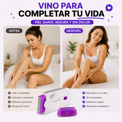 ✨ ¡DEPILADORA ELÉCTRICA 2 EN 1 + KIT COMPLETO DE ACCESORIOS! 💖 🎁 ¡REGALO SOLO POR HOY! 🔥