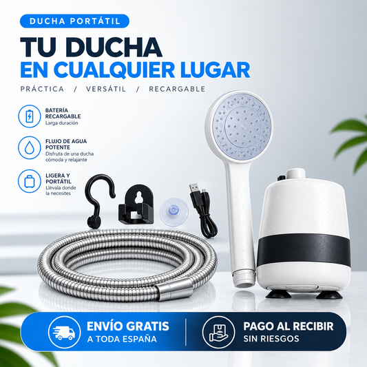 DUCHA PORTÁTIL RECARGABLE