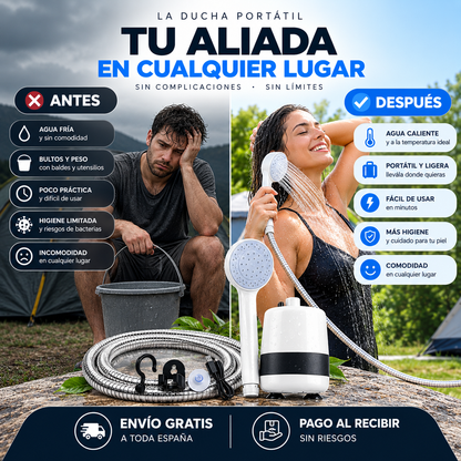 DUCHA PORTÁTIL RECARGABLE