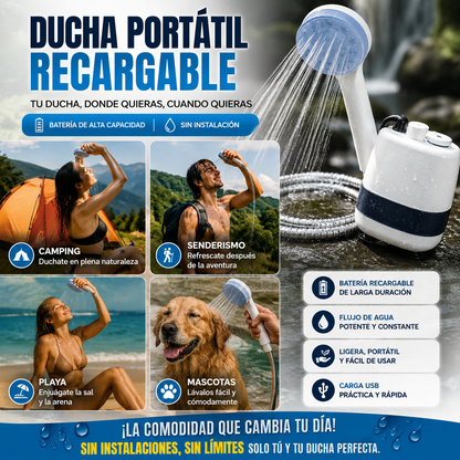 DUCHA PORTÁTIL RECARGABLE