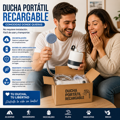 DUCHA PORTÁTIL RECARGABLE