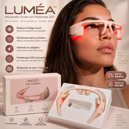 LUMÉA™ Masajeador Ocular con Fototerapia LED