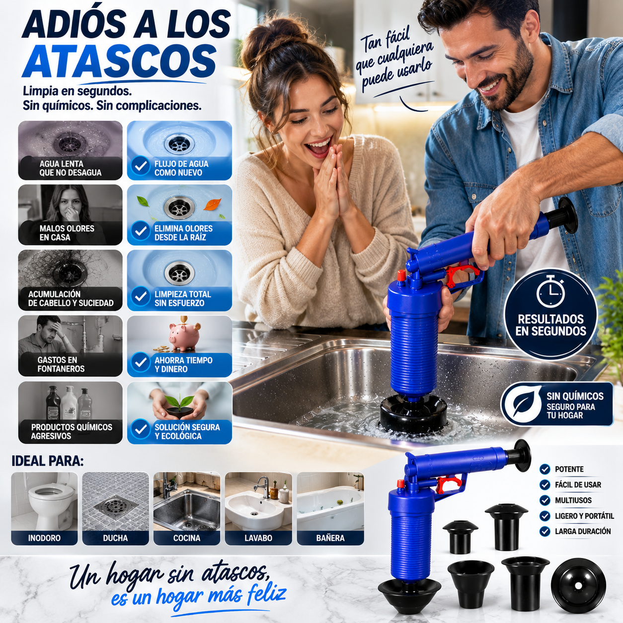 CLEARFLOW™ — DESATASCADOR DE ALTA PRESIÓN