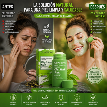 🍵 MASCARILLA FACIAL DE TÉ VERDE ✨