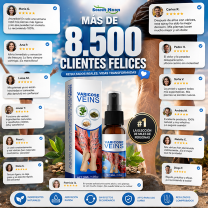 🩸 SPRAY ANTI-VÁRICES DE ALIVIO Y BIENESTAR 🌿