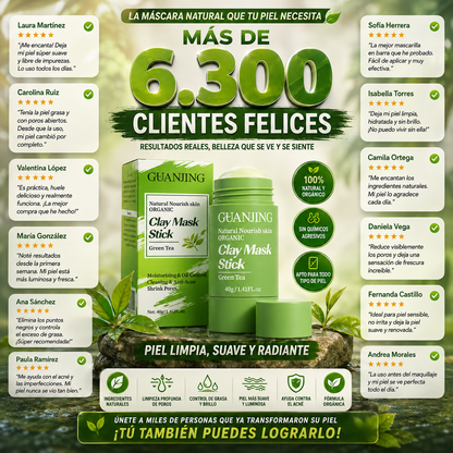 🍵 MASCARILLA FACIAL DE TÉ VERDE ✨