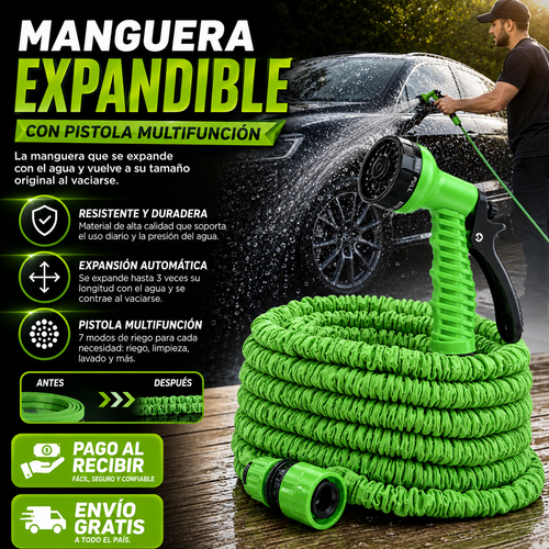 Manguera extensible 7,5 metros