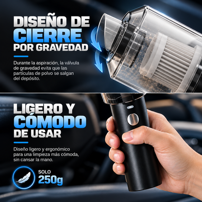 AUTOVÉR™ - Aspirador Portátil de Alto Rendimiento para Coche