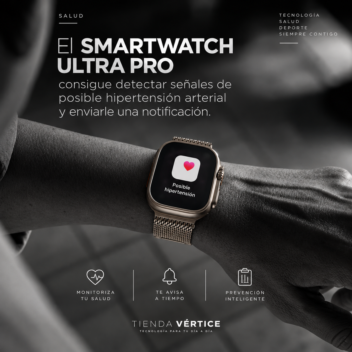 SMARTWATCH ULTRA PRO CON CORREA EXTRA DE REGALO!