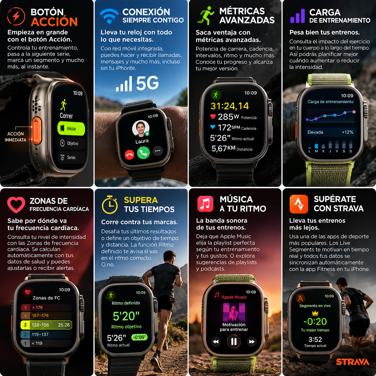 SMARTWATCH ULTRA PRO CON CORREA EXTRA DE REGALO!