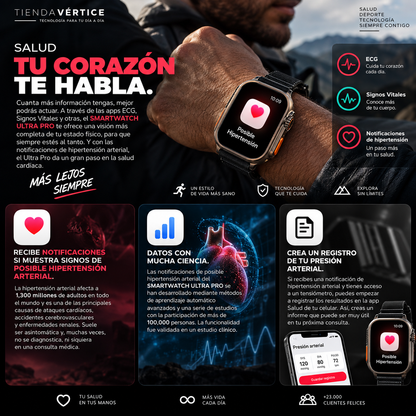 SMARTWATCH ULTRA PRO CON CORREA EXTRA DE REGALO!